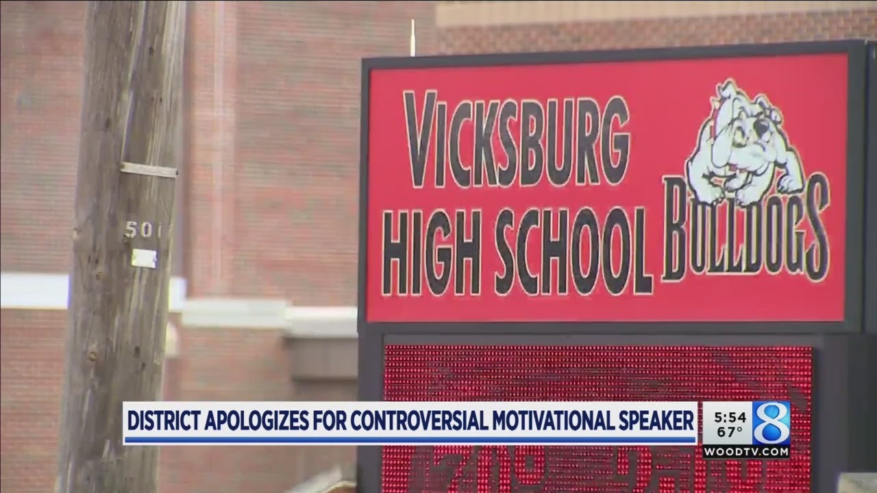 District apologizes for controversial motivational speaker