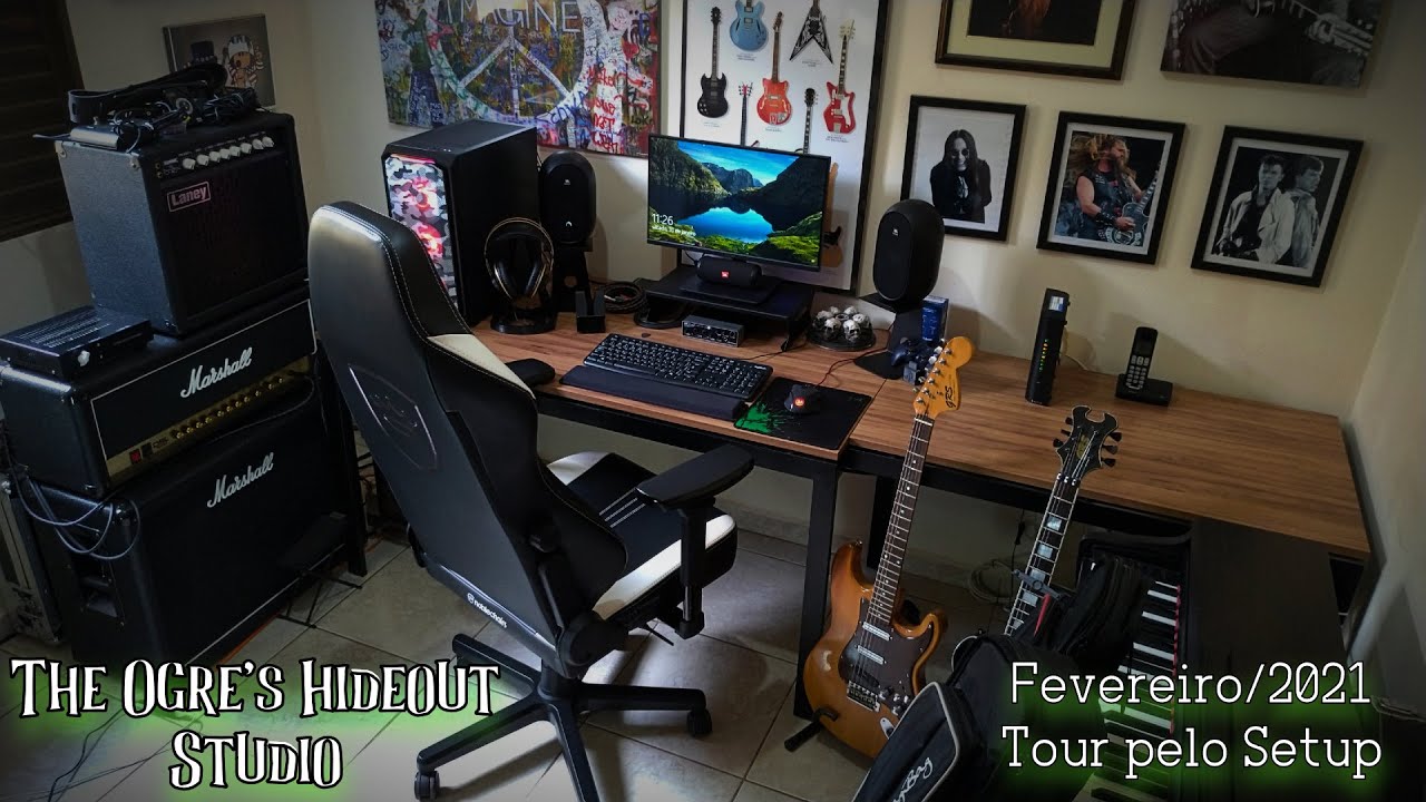 Tour pelo Setup do Home Studio - 02/2021 [PT-Br]
