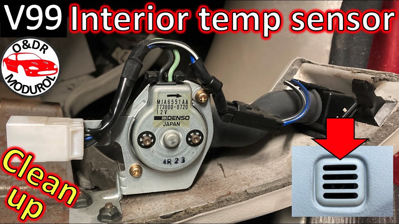 Jaguar XK8 Interior Temperature Sensor cleaning (and drivers lower bolster removal ) V99/ XKR (X100)
