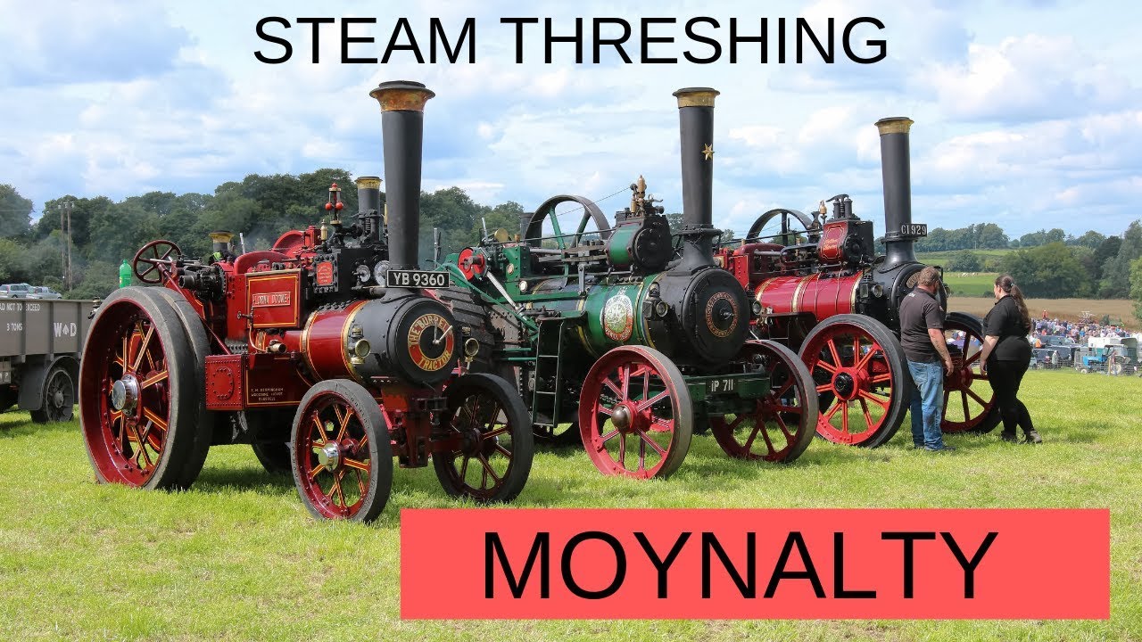 COMBINES FROM THE PAST. MOYNALTY STEAM THRESHING FESTIVAL .2018