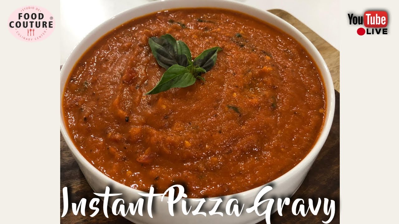 Instant Pizza Gravy Restaurant Style | Live Archive | #StayHome and Cook #WithMe