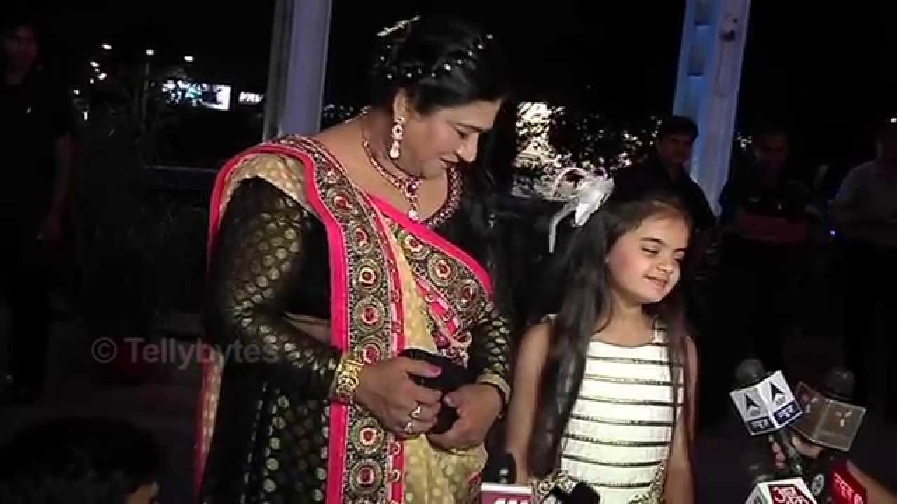 Shahnaz Rizwan aka Mrs. Bhalla and Ruhanika at Karan Patel's Wedding Reception