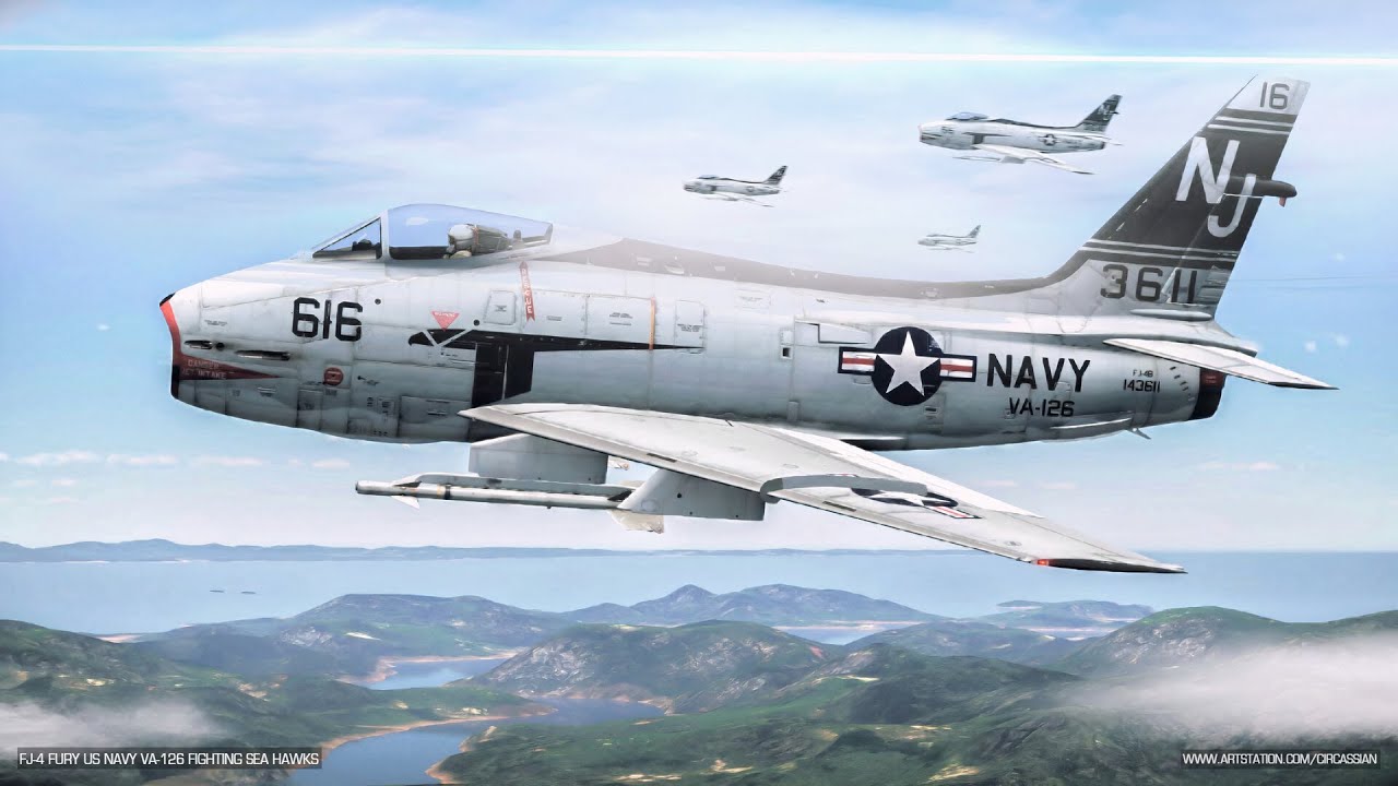 FJ-4B VMF-232 Fury Тяжёлый боец