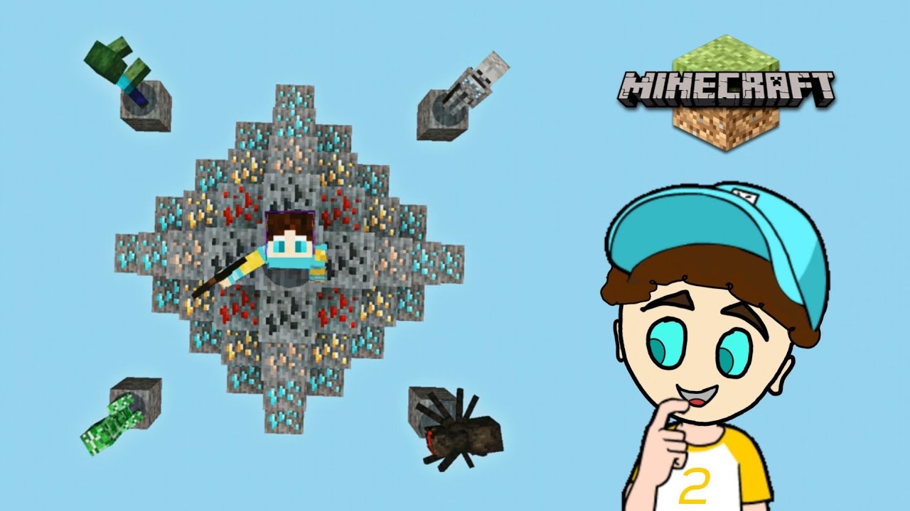 Underground | Minecraft One Block In Telugu | Basheer MC