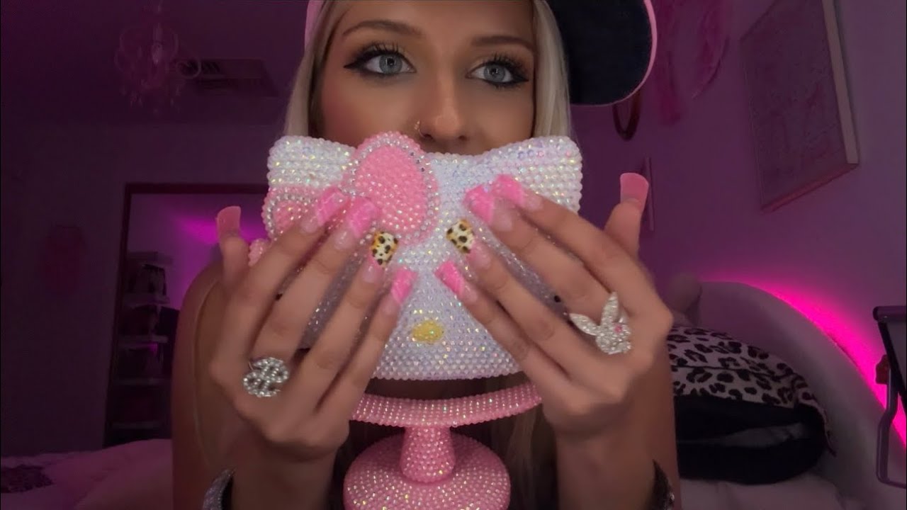 ⭐️ lofi ASMR ⭐️ duck nails & new makeup 💅🏼 (whisper, nail tapping, phone mic)
