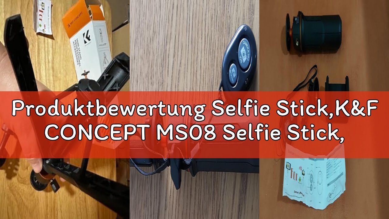 Produktbewertung Selfie Stick,K&F CONCEPT MS08 Selfie Stick,158CM Handy Stativ,Stativ für Smartphone