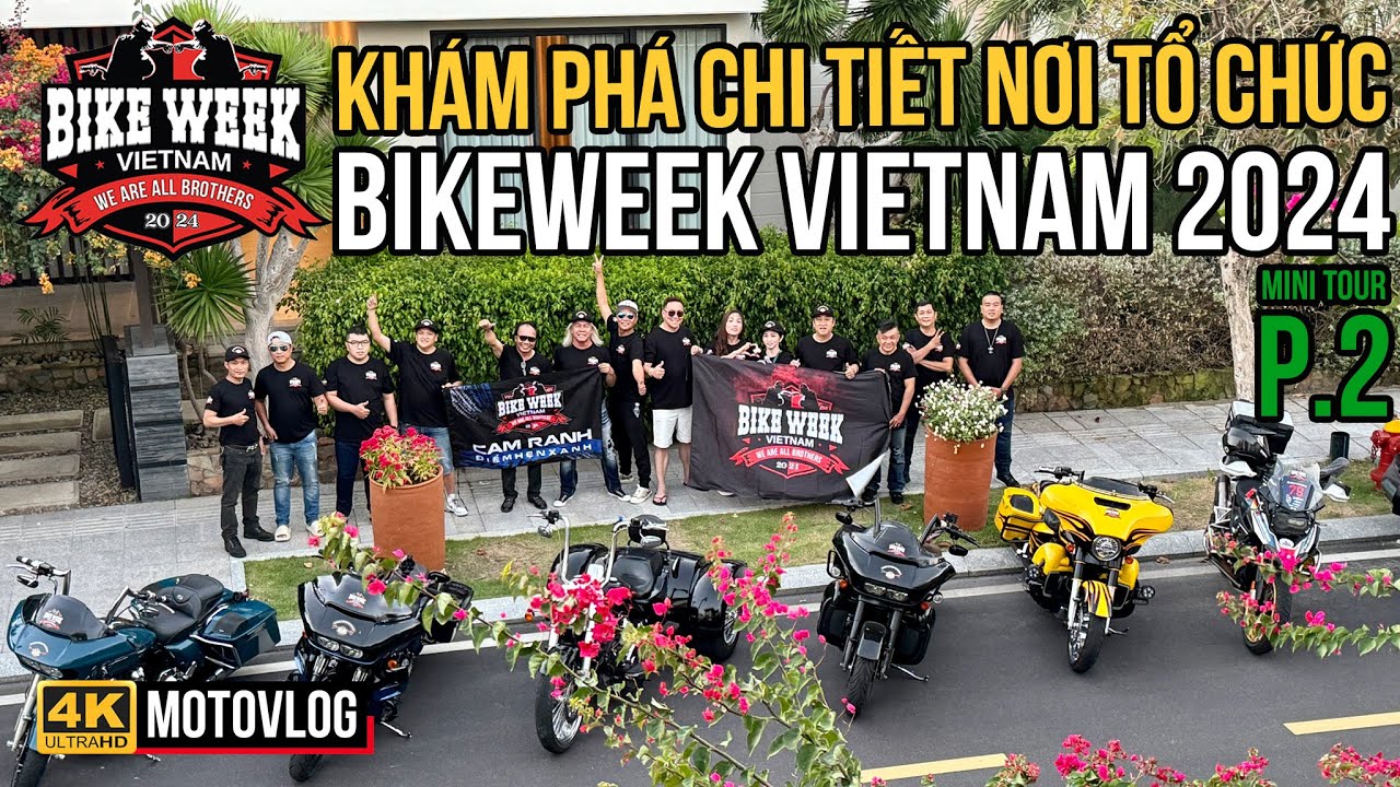 P.2: CHI TIẾT KHU RESORT RỘNG LỚN Ở BÃI DÀI CHO SỰ KIỆN BIKEWEEK VIETNAM 2024, BTC ĐI TIỀN TRẠM