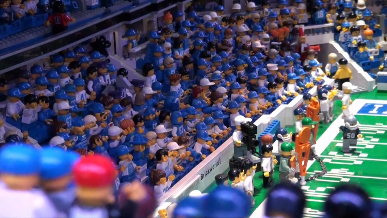 LEGO Colts Lucas Oil Stadium - Brickworld Ft. Wayne 2012