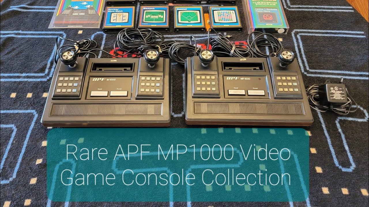 Rare APF MP1000 Video Game Collection & Games