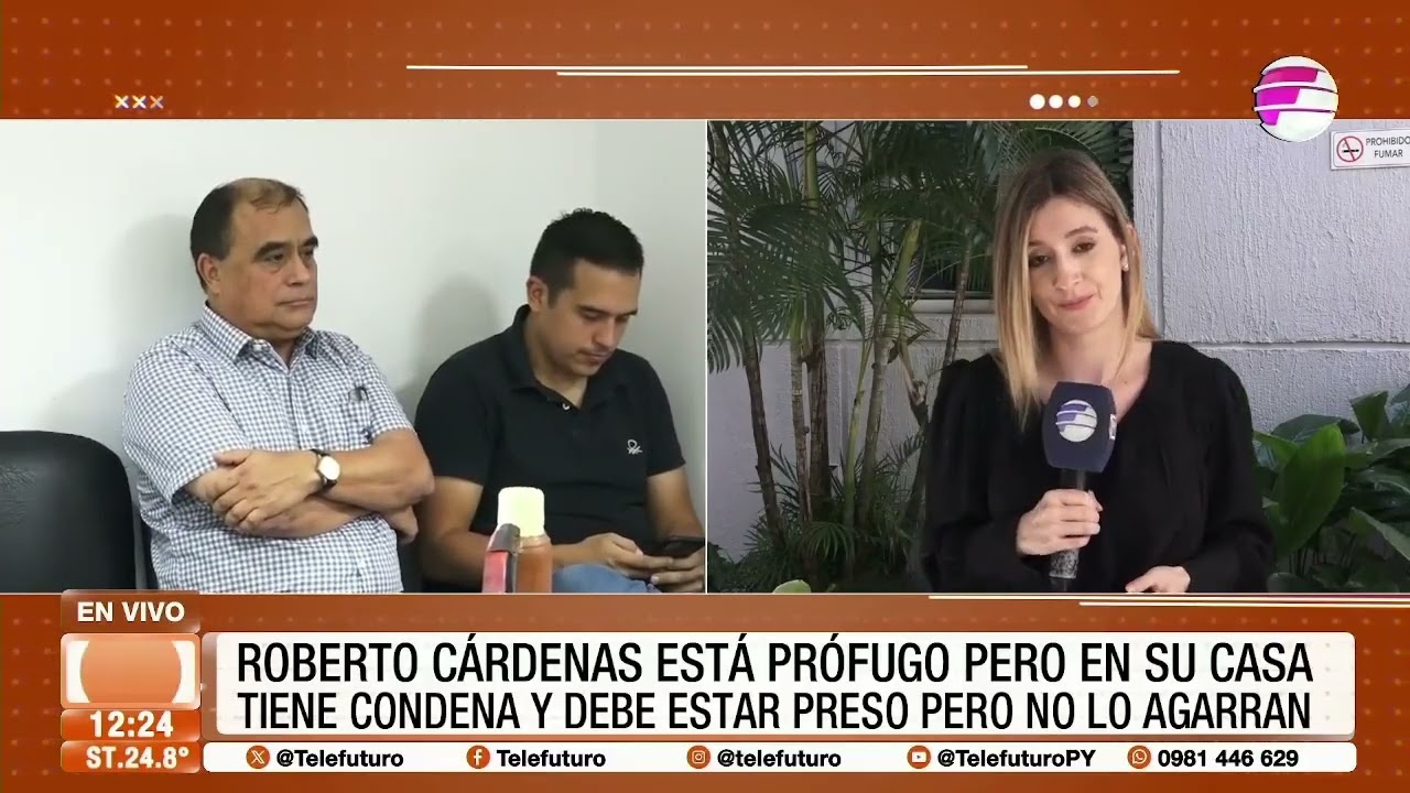 Roberto C&aacute;rdenas est&aacute; pr&oacute;fugo, pero en su vivienda