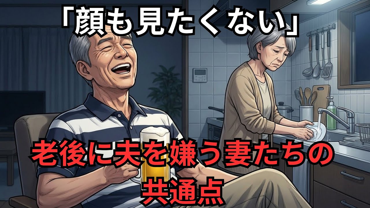 心にしみる話 「顔も見たくない」老後に夫を嫌う妻たちの共通点 ｜熟年離婚と老後の夫婦関係の現実