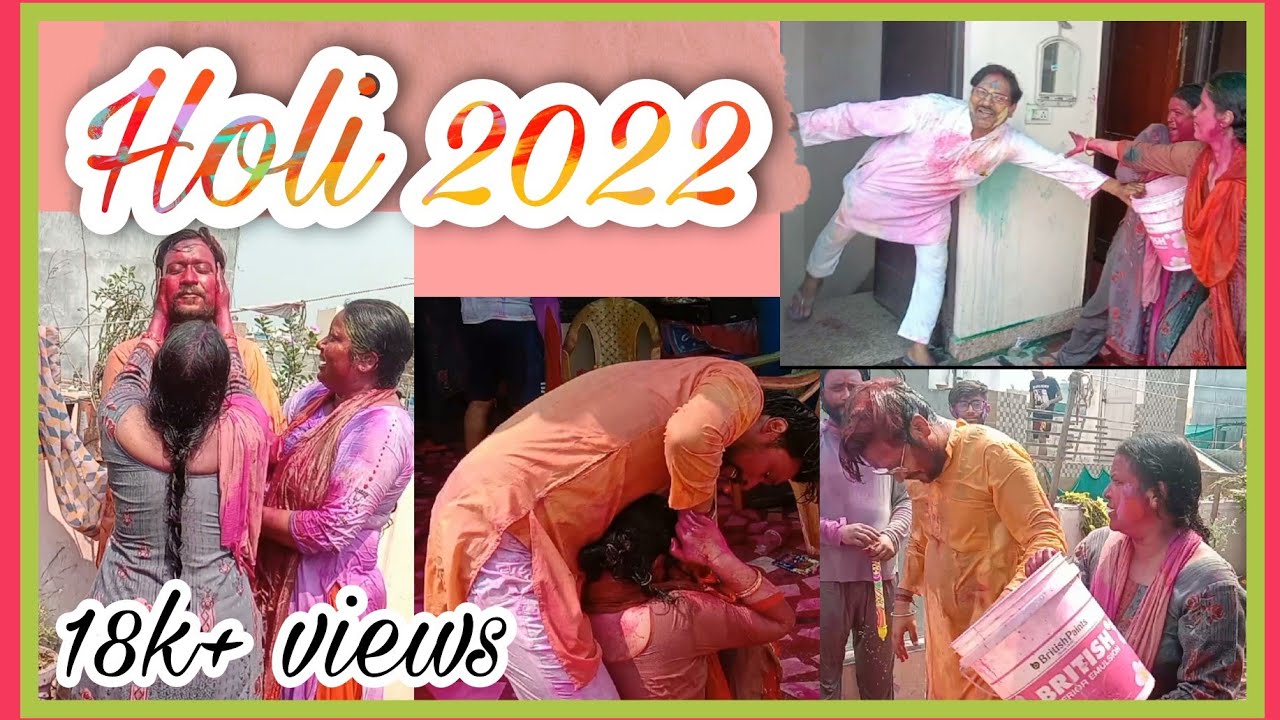 Devar bhabhi ki holi !! Pakke rango se liya badla 😂 #holi2022