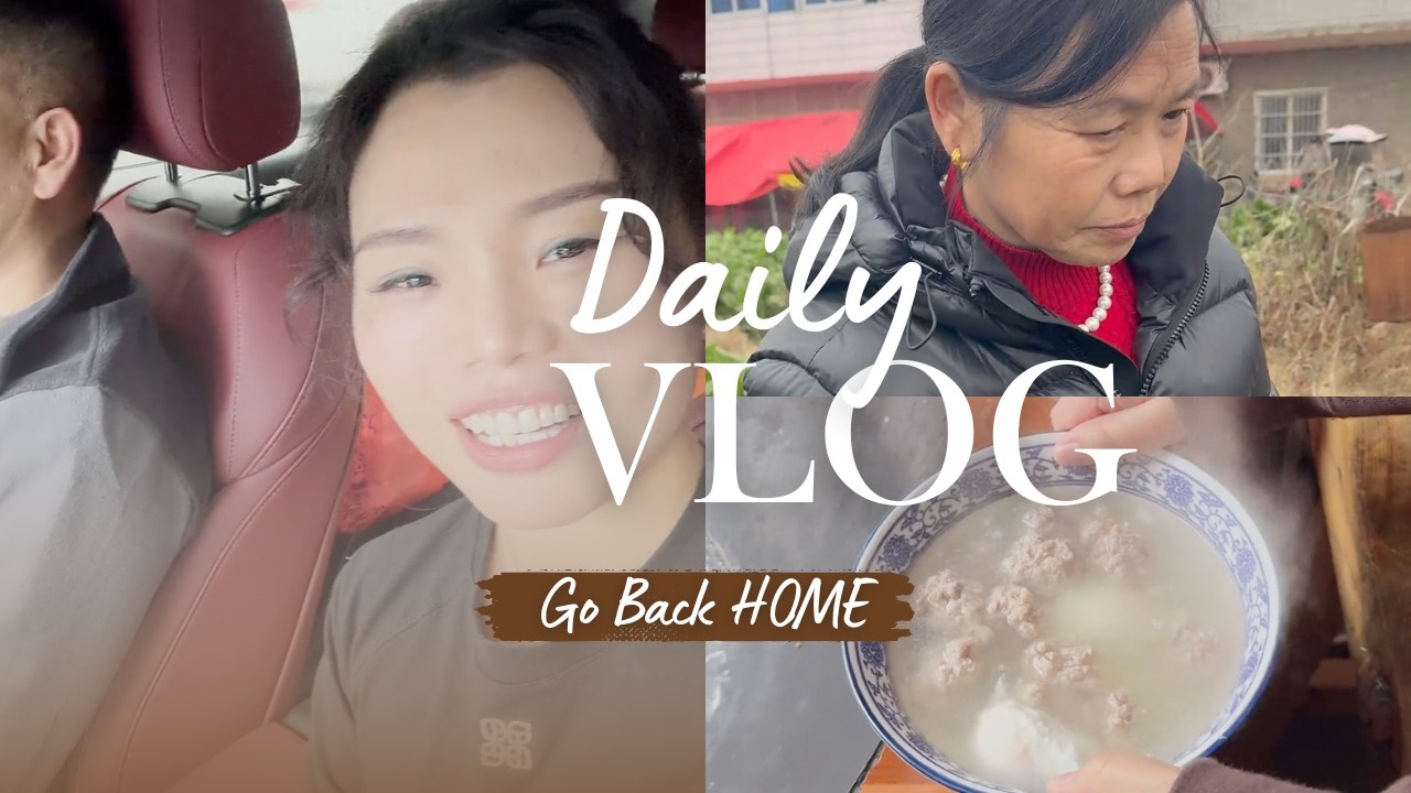 Back to My Home — Mom’s Meat Patty Soup, Fresh Garden Veggies & My Favorite Stir-Fried Rice Noodles