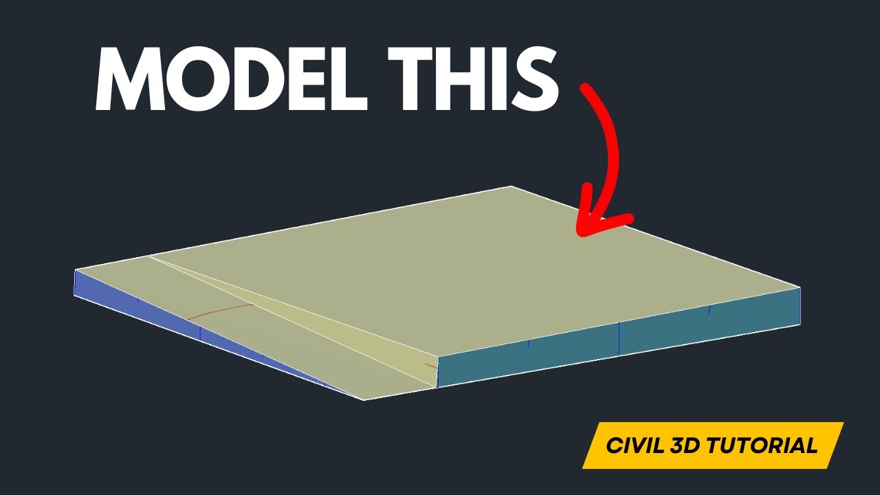 How To Model A Ramp and Platform In Civil 3D
