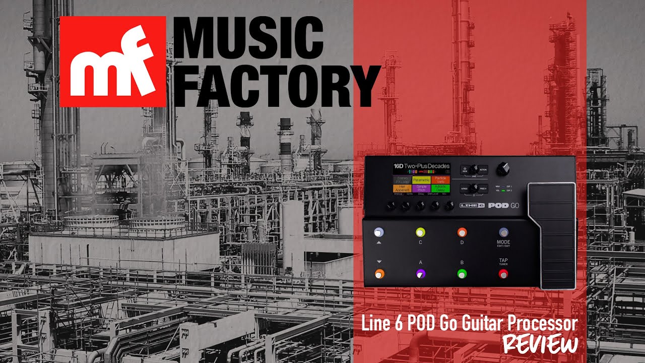 Line 6 POD Go Guitar Processor - Review (Portuguese/English)