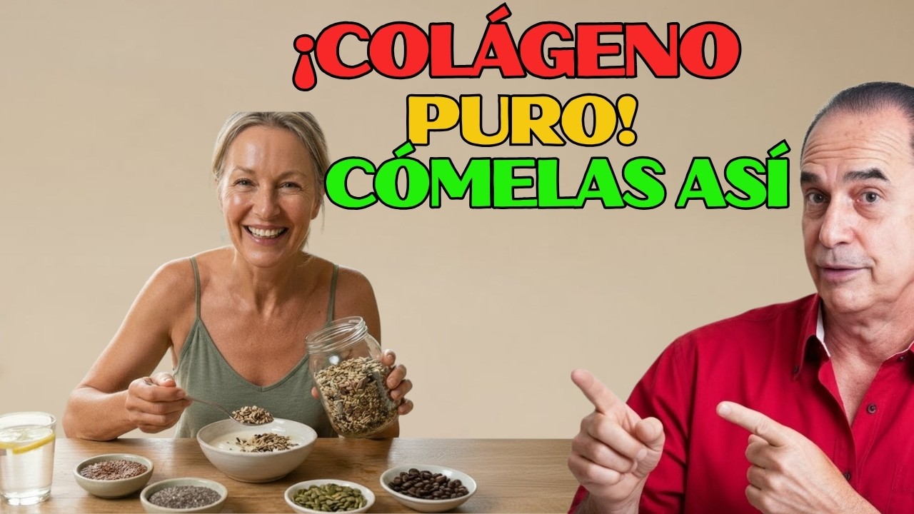 4 Semillas Que Activan el Colágeno Después de los 50 (Cómo Comerlas Bien)