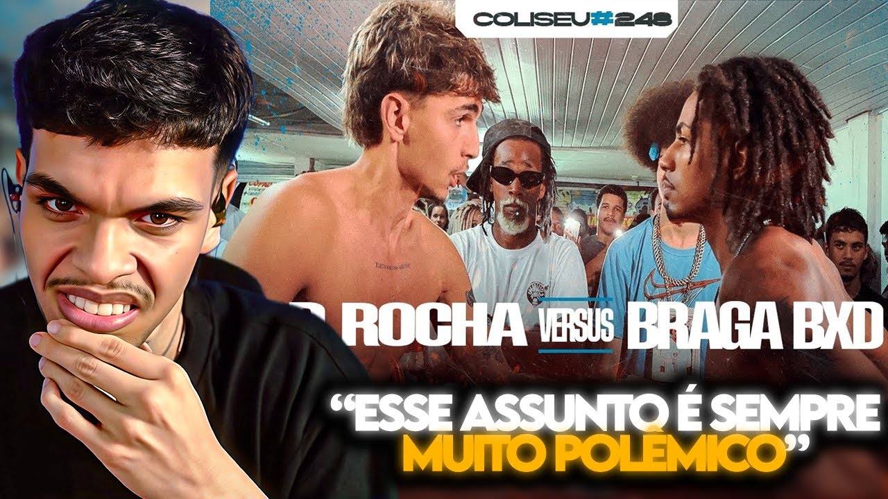 (PEGOU MUITO FOGO!!🔥🔥) SP ROCHA (PT) X BRAGA BXD FINAL BATALHA DO COLISEU #248 - [FELIPE MOTA REACT]