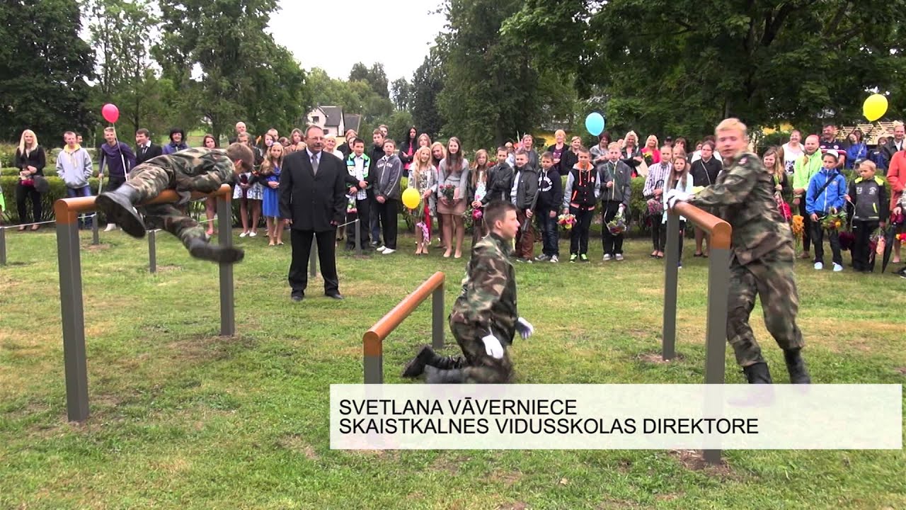 Aizsardzības ministrs 1. septembrī Skaistkalnes vidusskolā atklāj šķēršļu joslu
