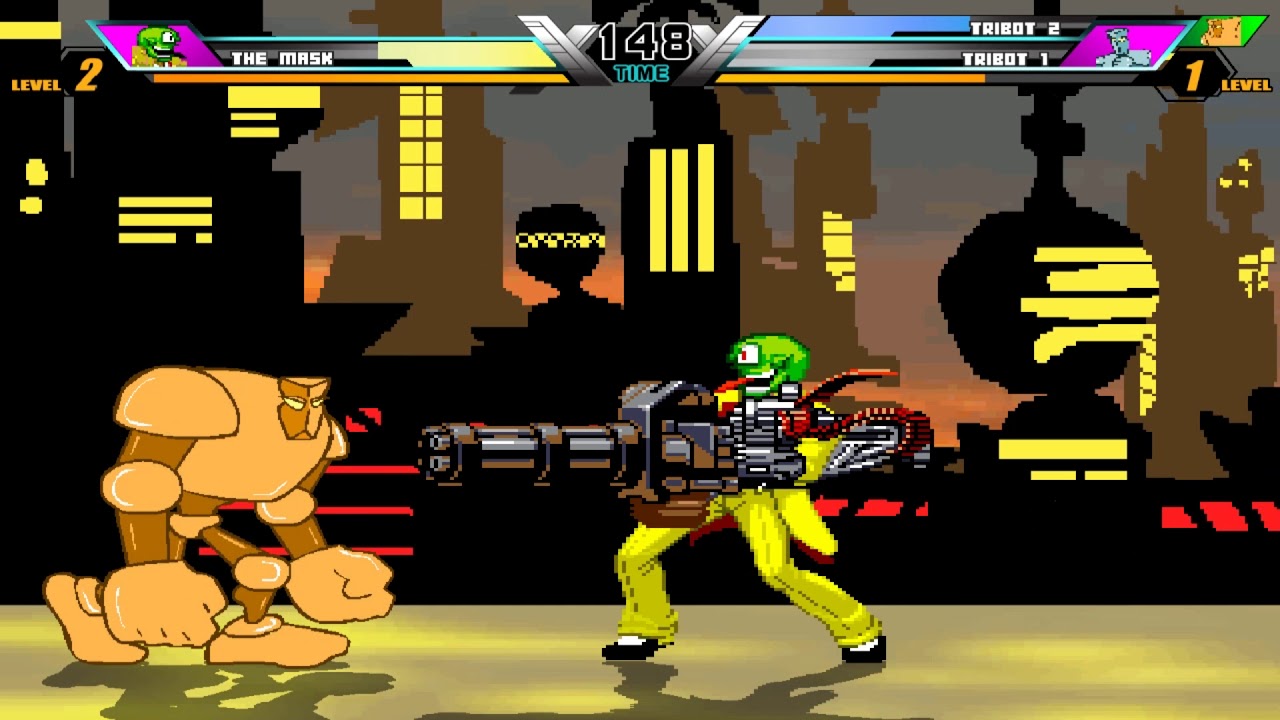 M.U.G.E.N: The mask(me) vs. Tribot Fighter