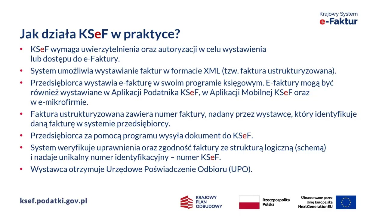 KSeF &ndash; training for the industry | Sales on online portals