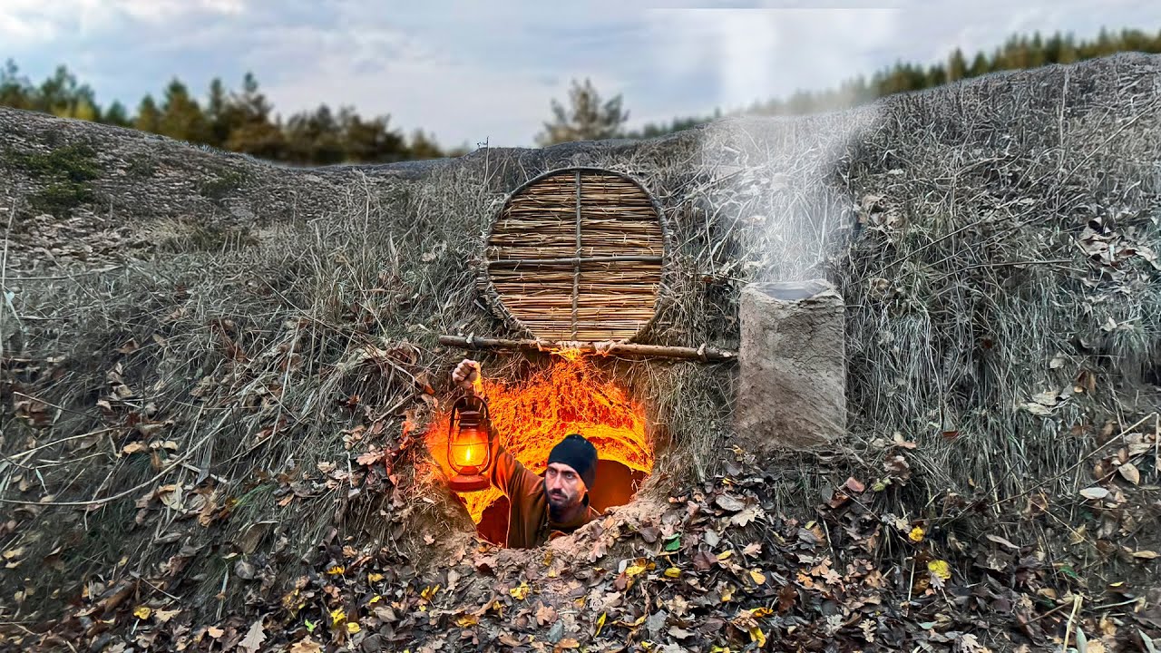 Building a Secret Outdoor Dugout for Deep Underground Survival