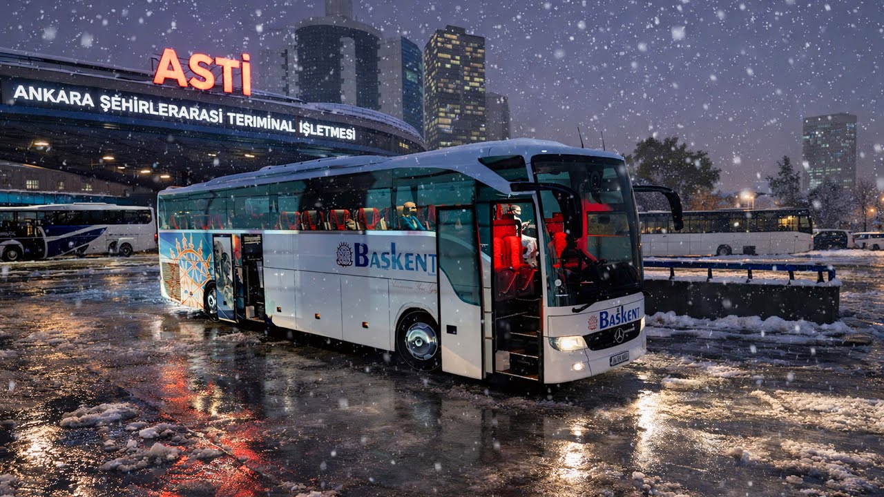Otobüs İçi Anons | Tourismo 16 Relax | Başkent Turizm | Bolu - Ankara Seferi 