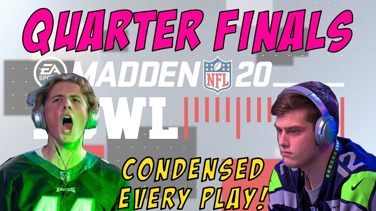 Madden 20 DCroft Vs. Noah Quarter Finals | Madden Bowl