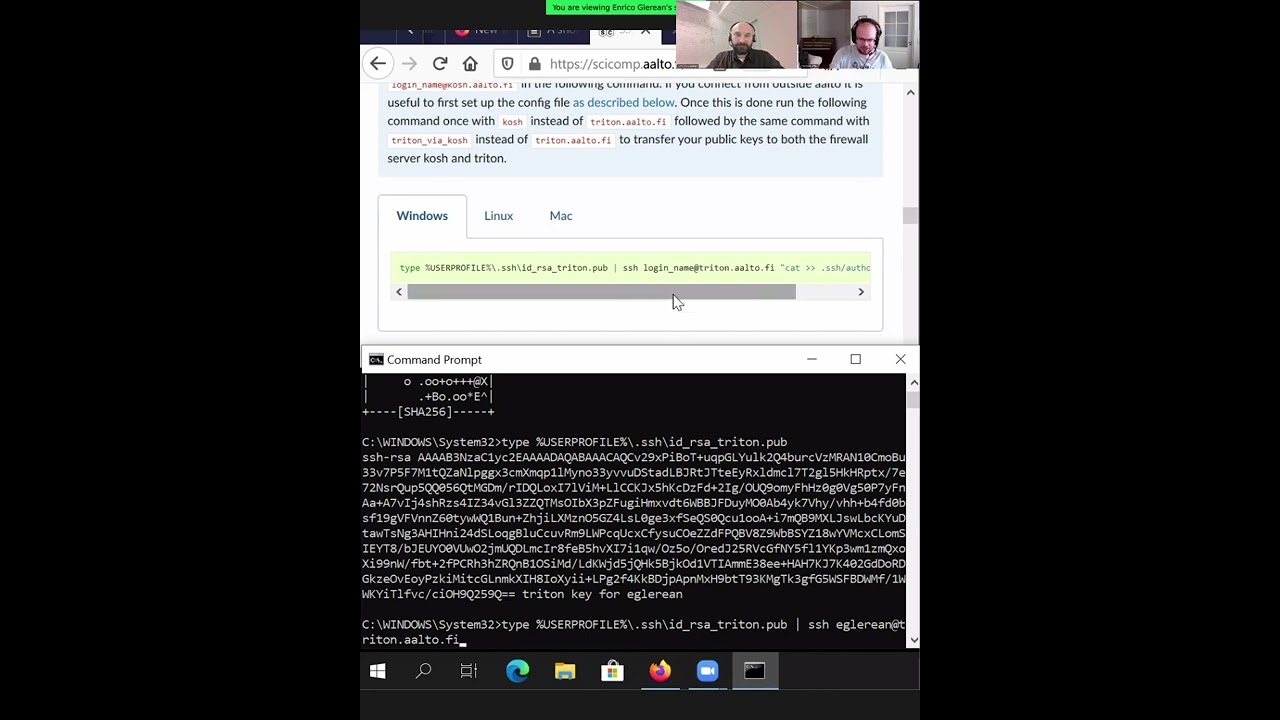 1.5 SSH (secure shell) tips and tricks - Getting started with scientific computing/HPC (summer 2022)