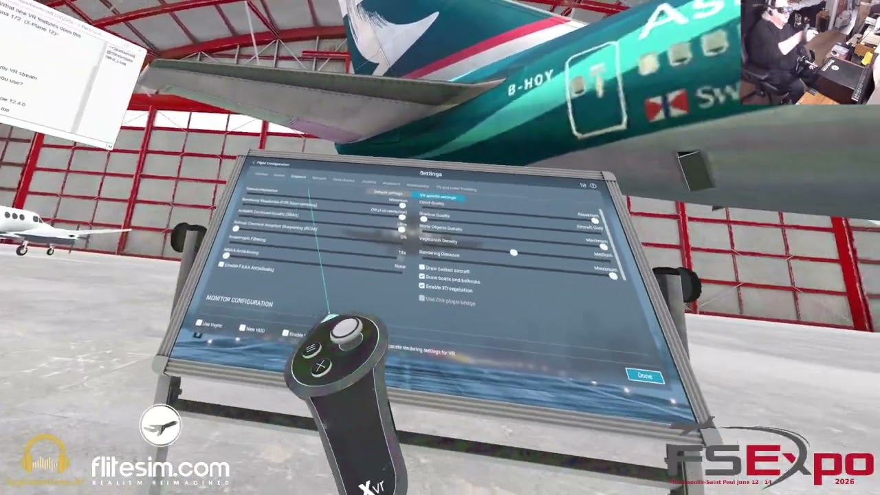 X-Plane 12.4.0-b1 VR BSB2e What new VR features does this version bring