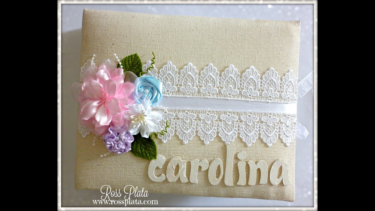 Libro para firmas XV años Shabby /Sign Book Shabby Scrapbook
