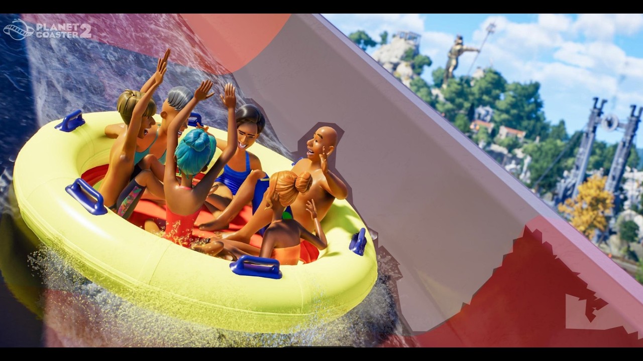 Building My Waterpark in Planet Coaster ep2 it made it where I couldn’t speak