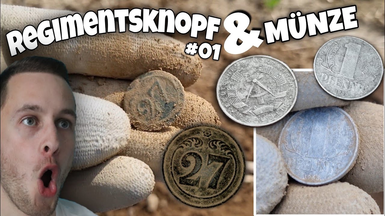 Beim sondeln Münze & Regimentsknopf gefunden! 🪙😯 - Schatzsuche geht los!  #01 Sondeln auf Feld