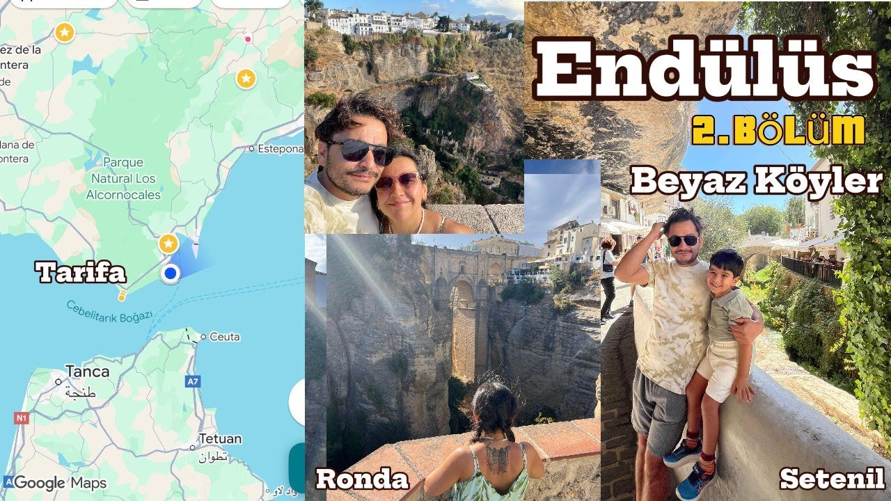 Çoluk çocuk Endülüs'teyiz Bölüm 2 // Beyaz Köyler ve Tarifa // Afrikaya İspanyadan bakıyoruz :))