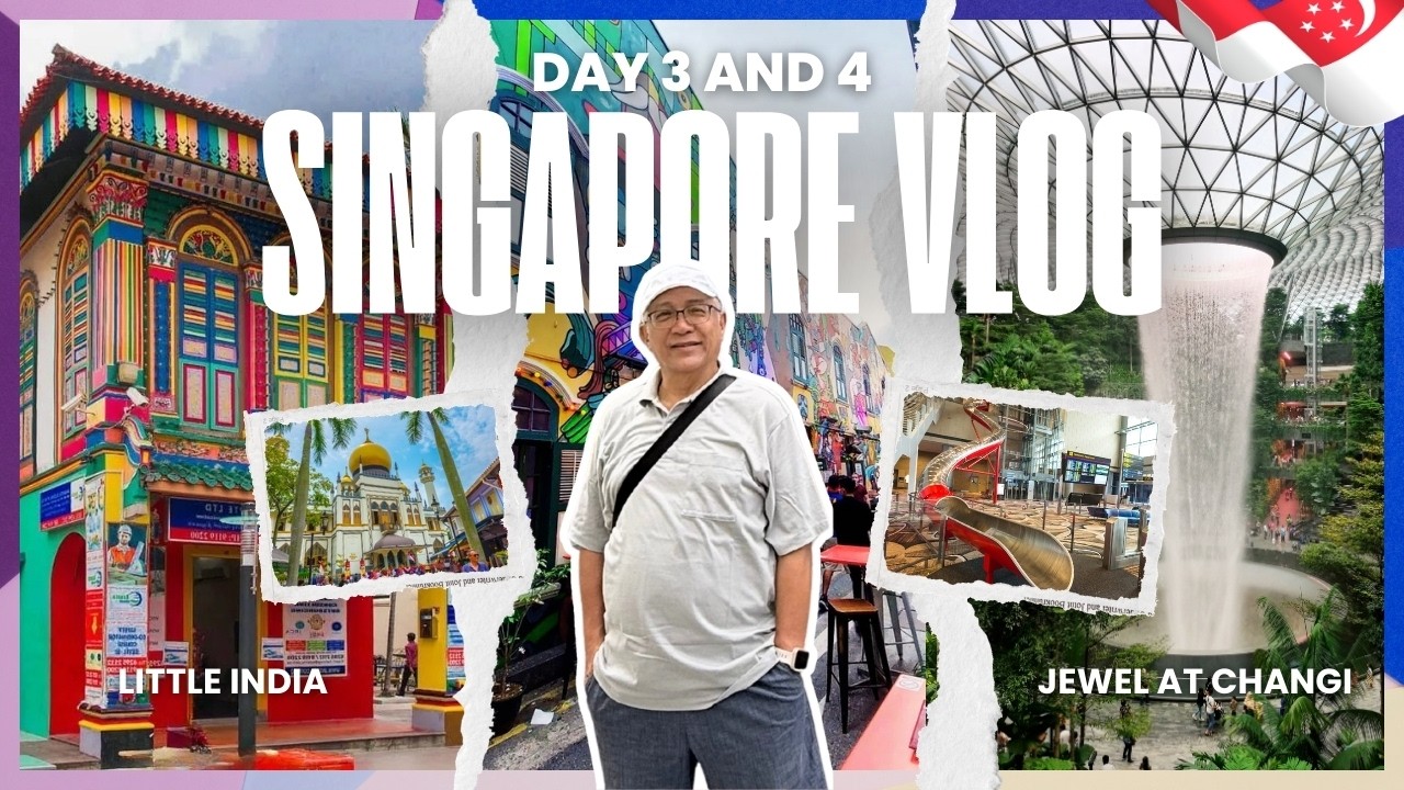 SINGAPORE VLOG DAY 3 & 4 | BUGIS | CHINATOWN | JEWEL CHANGI RAIN VOTEX | VLOG 102 [ENG SUB / 中文字幕]