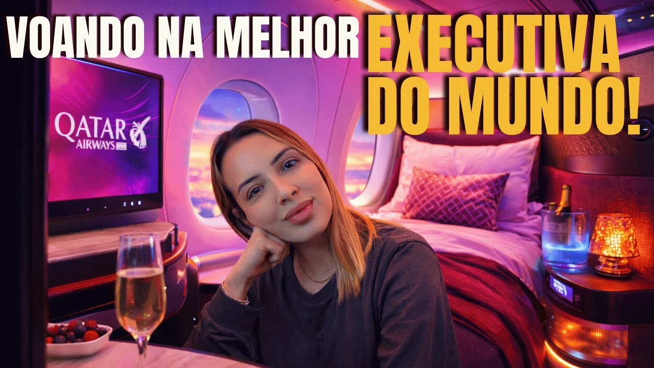 VALEU A PENA?? VOEI NA MELHOR CLASSE EXECUTIVA DA CHINA AO BRASIL COM A QATAR