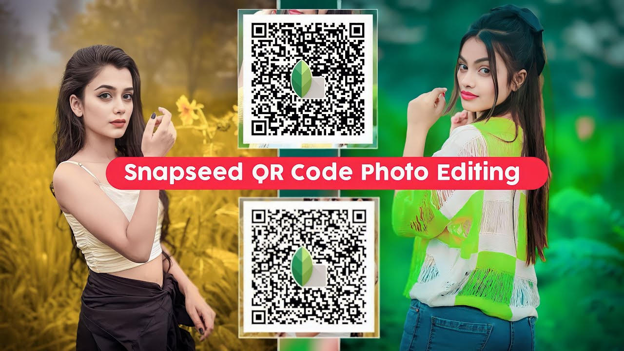 सबसे आसान तरीका  Snapseed QR Code Photo Editing 2024 || Snapseed  QR Photo Editing Kaise kare
