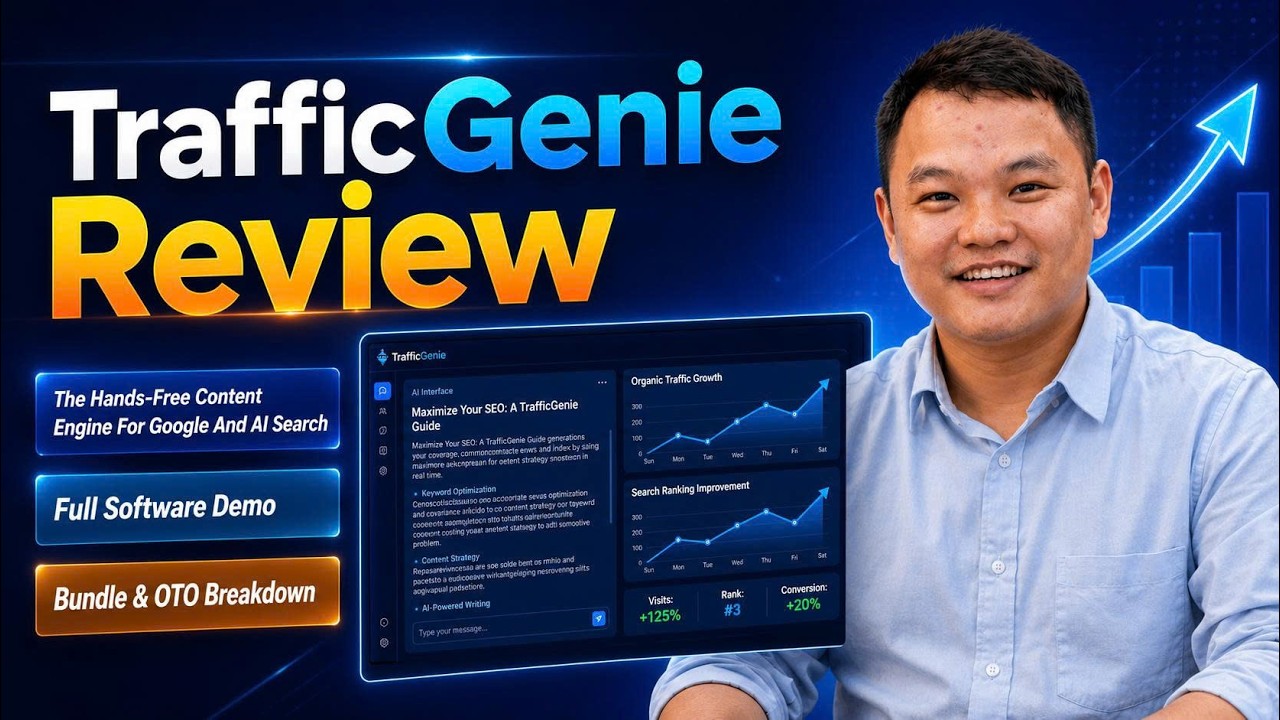 TrafficGenie Review 2026 🚀 Automate SEO AEO & GEO Content 🚀 Traffic Genie Review & Software Demo