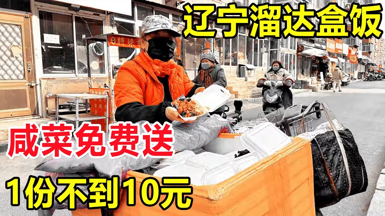 辽宁锦州，大姨卖溜达盒饭20多年，每天能卖100多盒，2份只要14元！ #麦总去哪吃