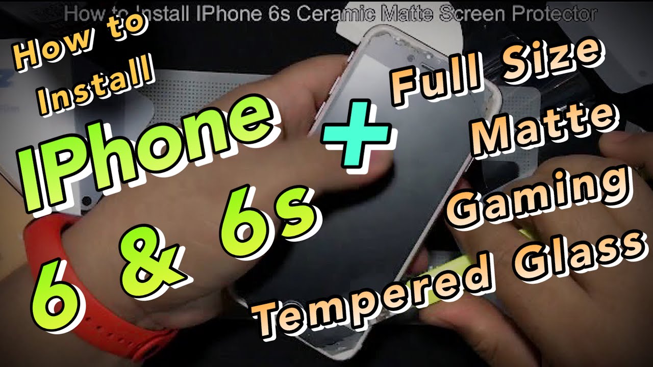 How to Install | IPhone 6 and 6s | Full Size | Matte | Ceramic Screen Protector