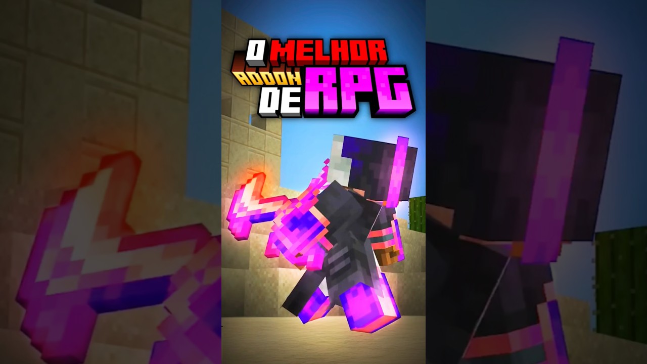 O MELHOR Addon de RPG no Minecraft 😱🔥