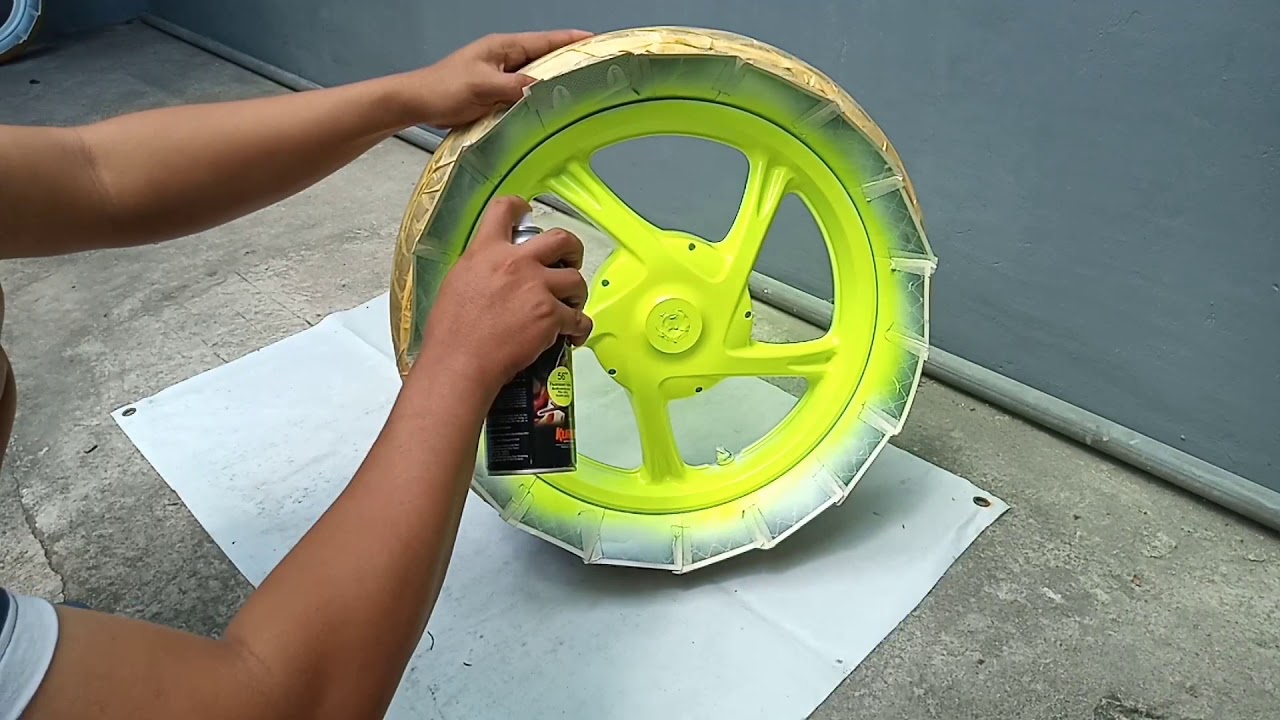 MIO I125  STOCK MAGS PAINT FLUOROSCENT YELLOW SAMURAI PAINT (DIY) #2020