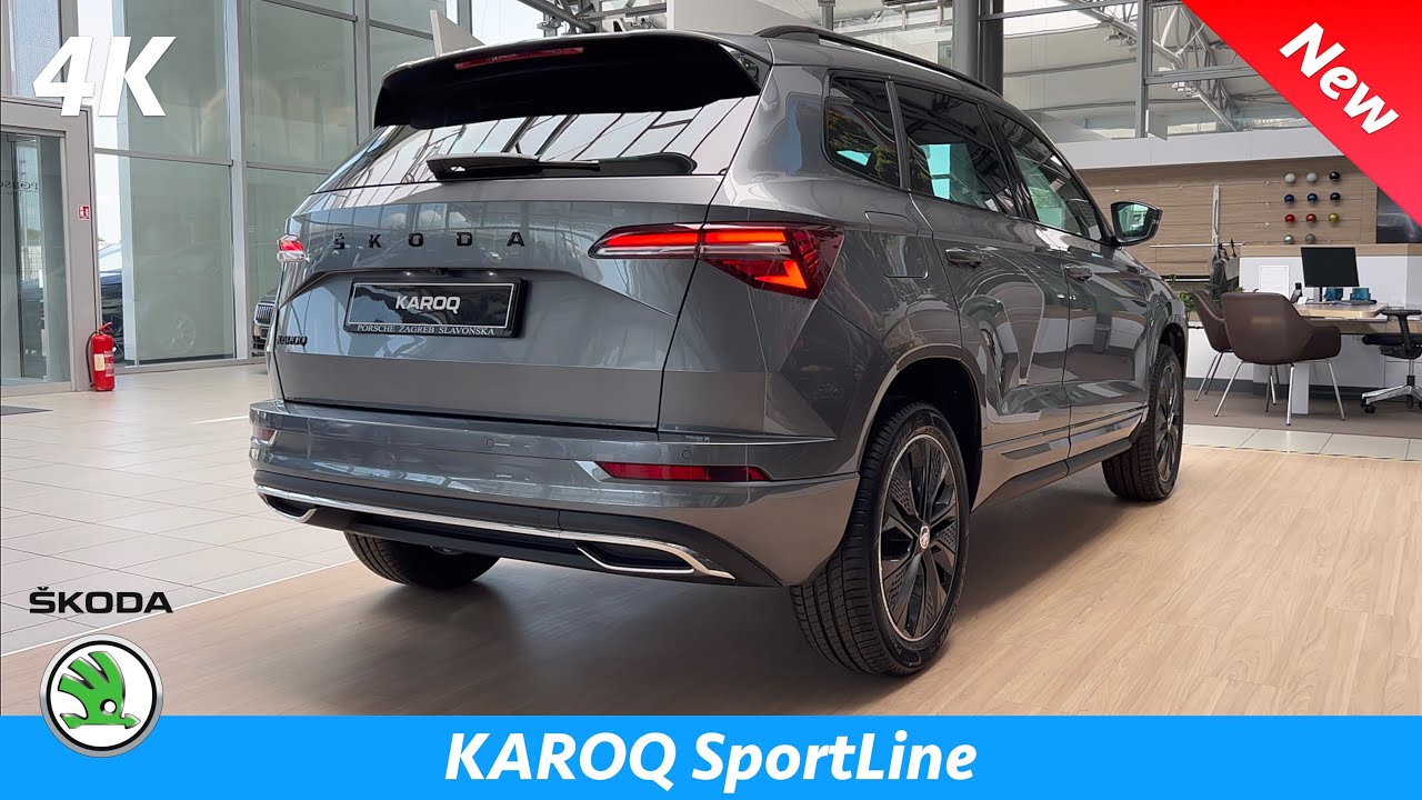 Škoda Karoq FL SportLine 2022 — ПОЛНЫЙ подробный обзор в 4K | Экстерьер - Интерьер