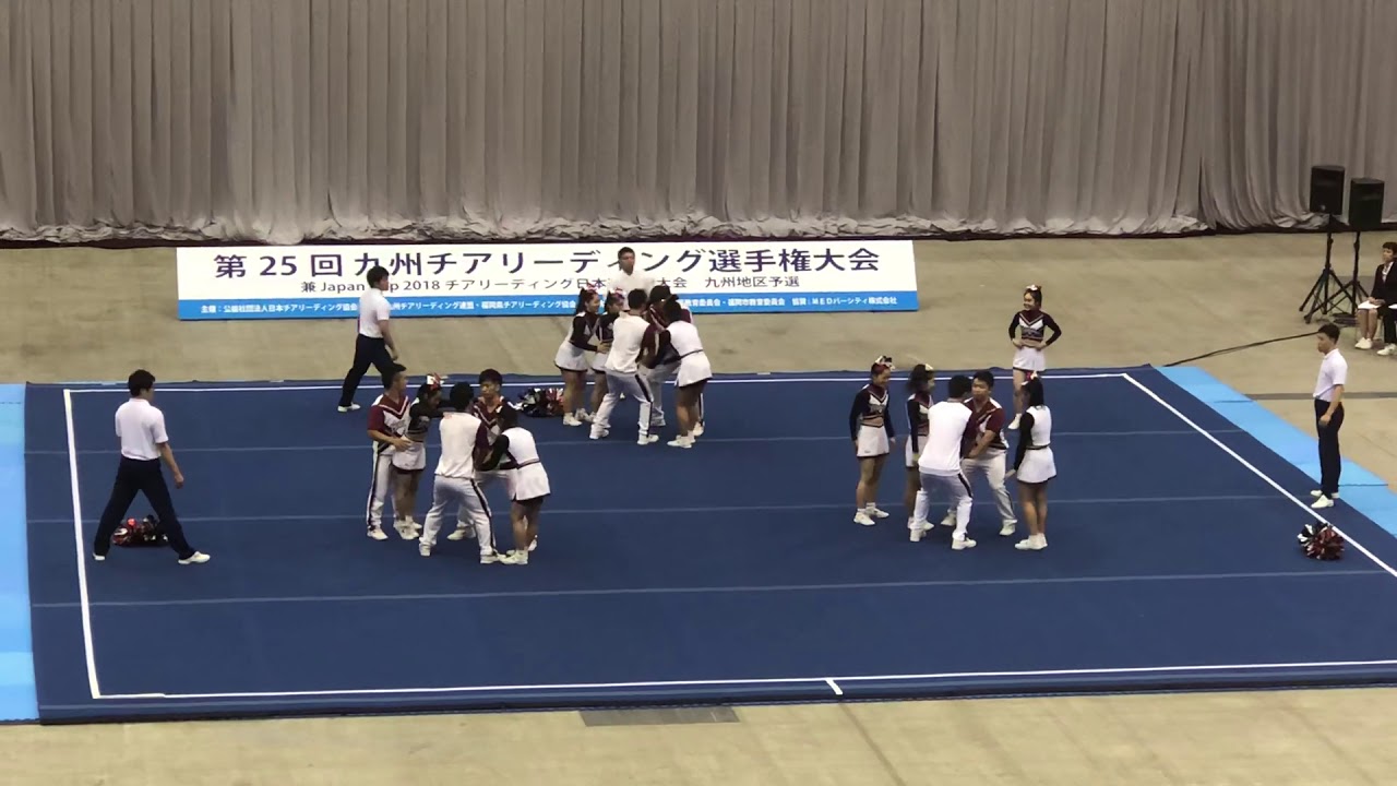 2018九州チアリーディング選手権 日本文理大学  DV1 BRAVES