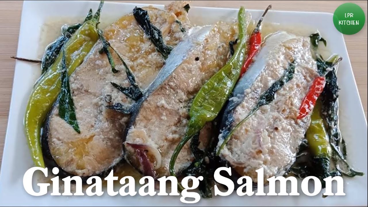 Ginataang Salmon | How to make Salmon in Coconut Milk