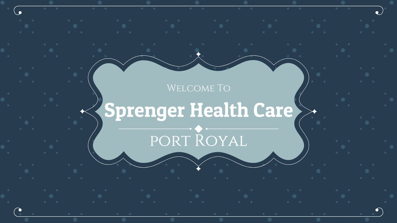 Sprenger Health Care Port Royal Tour