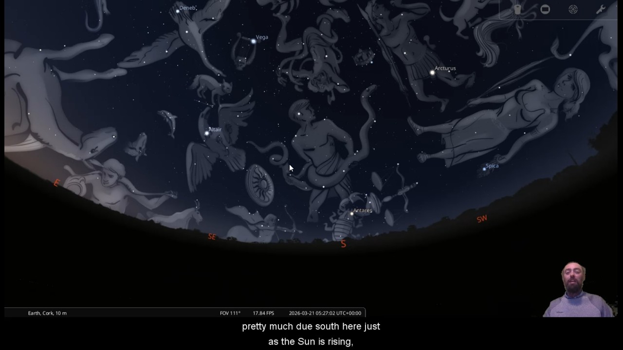 The March Night Sky