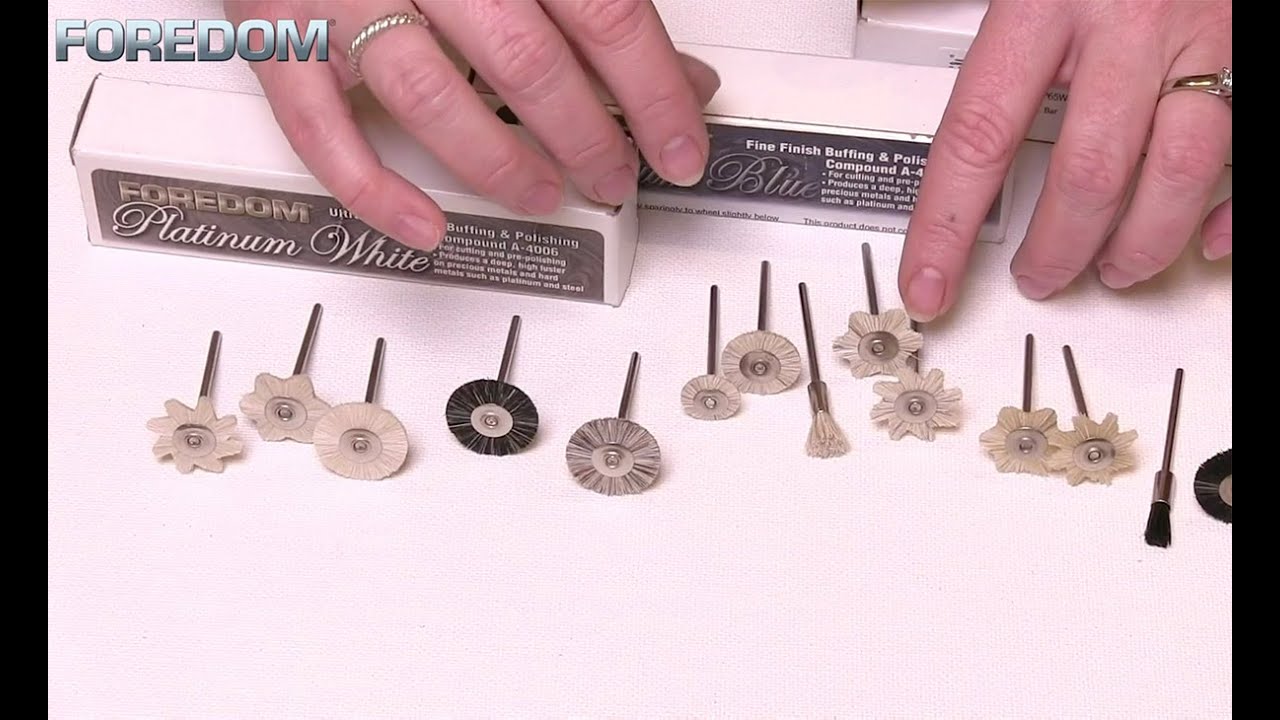 Polishing with Mounted Mini Brushes -Foredom by Oro Brushes