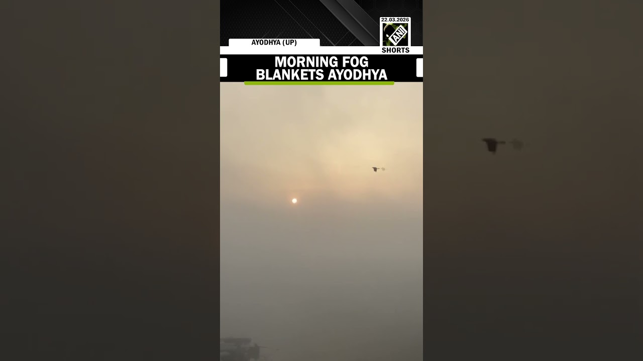 UP Weather: Thick fog layer hovers over Ayodhya morning skies