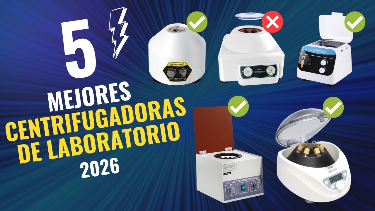 🚨 ¡NO COMPRES una CENTRIFUGADORA DE LABORATORIO sin ver ESTO! 🧪⚡ Las 5 MEJORES de 2026 en AMAZON 🔥