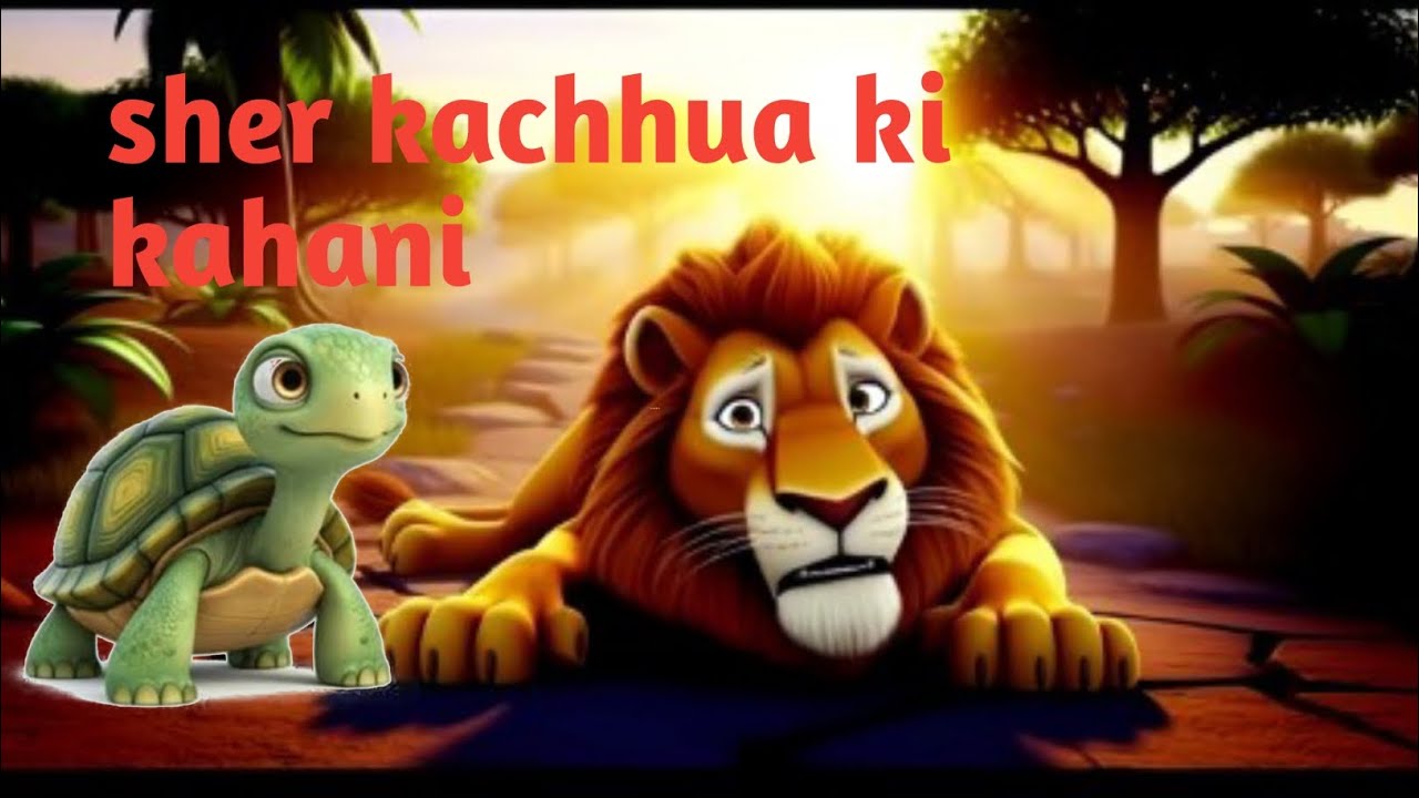 शेर और कछुए की सीख#cartoon #video #trinding #viral 